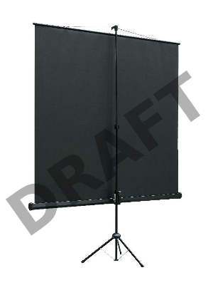Экран на треноге Lumien 160x160см Eco View LEV-100105 1:1 напольный рулонный
