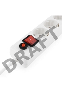 Сетевой фильтр Гарнизон ЕНLW-4 0,5 м 5 розеток белый 