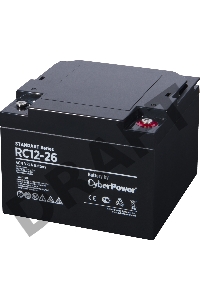 Батарея SS CyberPower RC 12-26 / 12 В 26 Ач Battery CyberPower Standart series RC 12-26 / 12V 26 Ah