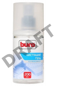 Чистящий набор (салфетки + гель) Buro BU-Gsurface (салфетка и гель) для поверхностей 200мл