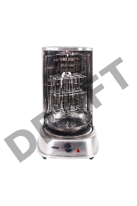 Шашлычница электрическая  Mystery MOT-3320 2000Вт серебристый