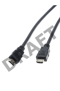 Кабель AOpen/Qust Кабель HDMI 19M/M 1.4V+3D/Ethernet (ACG511-1M) 1m, позолоченные контакты 6938510810205