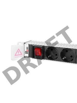 Блок распределения питания ЦМО R-16-10S-10C13-V-1420 верт.размещ. 10xSchuko 10xC13 базовые 16A без вилки