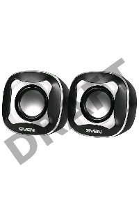 Колонки Sven 170 2.0 черный/белый 5Вт