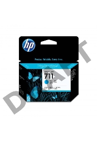 Картридж струйный HP №711 CZ134A голубой x3уп. для HP DJ T120/T520 (29мл)