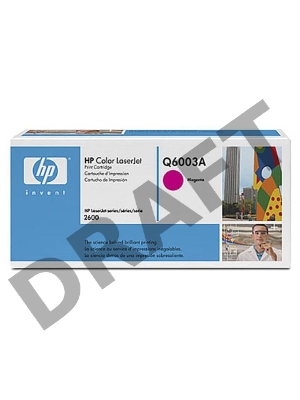 Тонер-картридж HP Q6003A пурпурный для Color LaserJet 2600 2000стр.