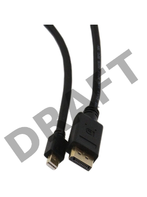 Кабель-переходник Telecom (TA682-1.8M) 4K*60Hz 1.2V Mini DisplayPort M <--> Display Port M 1,8м [6926123463314]