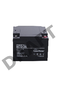 Батарея SS CyberPower RC 12-26 / 12 В 26 Ач Battery CyberPower Standart series RC 12-26 / 12V 26 Ah