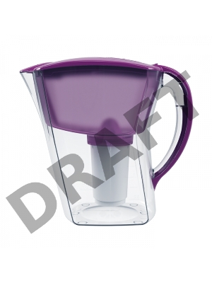 Фильтр Кувшин Аквафор Аквамарин цикламен,  Объем 3,8л/1,7л (воронка). Ресурс 350л, модуль A5. Энциклопа