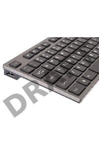 Клавиатура A4 KV-300H серый/черный USB slim