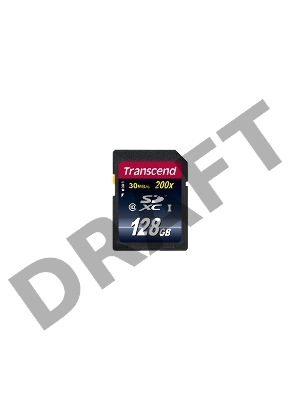 Флеш карта SDXC 128Gb Class10 Transcend TS128GSDXC10 w/o adapter
