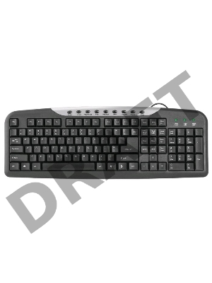 Клавиатура Defender HM-830 RU Black USB 45830 {Проводная клавиатура, полноразмерна}