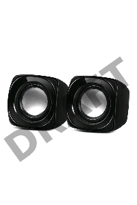 Колонки Sven 120 2.0 черный 5Вт