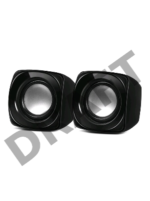 Колонки Sven 120 2.0 черный 5Вт