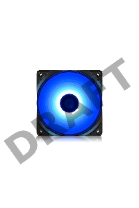 Вентилятор DEEPCOOL RF120B 120x120x25мм (96шт./кор, LED Blue подсветка, 1300об/мин) Retail