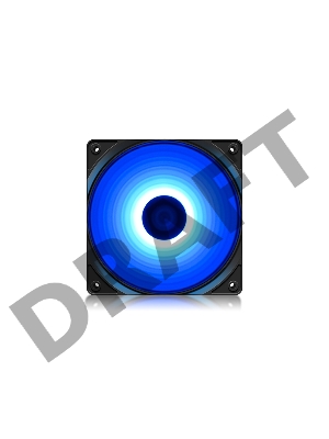 Вентилятор DEEPCOOL RF120B 120x120x25мм (96шт./кор, LED Blue подсветка, 1300об/мин) Retail