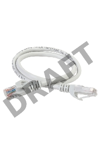 Коммутационный шнур (патч-корд), кат.5Е UTP, LSZH, 3м, серый Коммутационный шнур (патч-корд), кат.5Е UTP, LSZH, 3м, серый