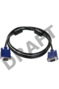 Кабель соединительный SVGA (15M/M) 1,8m 2 фильтра TV-COM <QCG120H-1.8M>