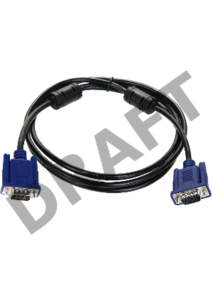 Кабель соединительный SVGA (15M/M) 1,8m 2 фильтра TV-COM <QCG120H-1.8M>