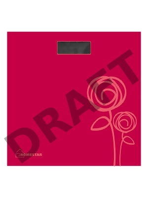 Весы напольные электронные HOMESTAR HS-6001C (стеклянная поверхность, 180 кг) (в уп. 8 шт)