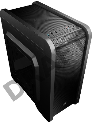 Корпус Aerocool Qs-240 черный без БП mATX 4x120mm 2xUSB2.0 1xUSB3.0 audio bott PSU