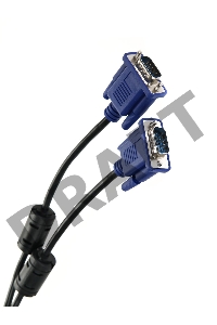 Кабель соединительный SVGA (15M/M) 1,8m 2 фильтра TV-COM <QCG120H-1.8M>