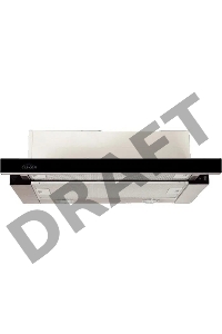 Вытяжка INTEGRA GLASS 60N-400-V2D STEEL/BLACK ELIKOR