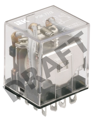Реле РЭК 77-3 10А 24В DC ИЭК RRP10-3-10-024D