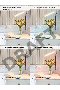 Светильник Lucia Fleksa PRO (L575) настольный на струбцине белый 9Вт