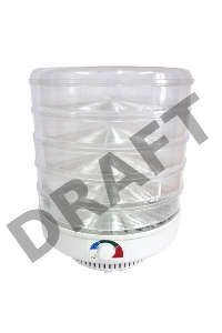 Сушилка для овощей Великие реки Ветерок-2 , 5 поддонов, в гофротаре, прозрачный