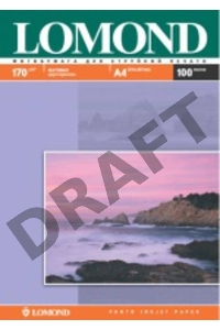 Фотобумага Lomond 0102006 A4/170г/м2/100л./белый матовое/матовое для струйной печати