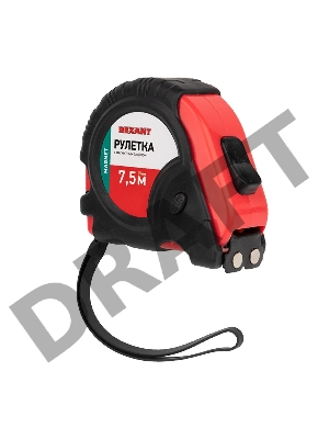 Рулетка измерительная «Профи» прорезиненный корпус, магнитная REXANT, 7,5 м х 25 мм