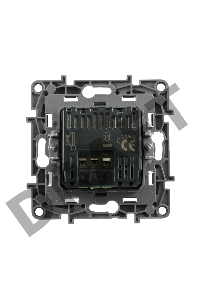 Светорегулятор нажимной 400Вт, алюминий ETIKA Светорегулятор нажимной 400Вт, алюминий