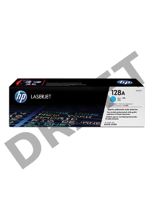 Тонер-картридж HP CE321A 128A голубой для CLJ Pro CM1415FN/CM1415FNW/CP1525N/CP1525NW 1300 стр.