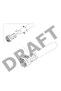 Разъем антенный на кабель, штекер F для кабеля RG-6, (2шт.)  REXANT