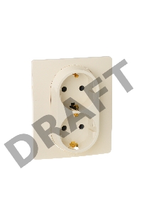 Розетка 2X2К+З винтыСЛНК ETIKA Розетка 2X2К+З винтыСЛНК ETIKA