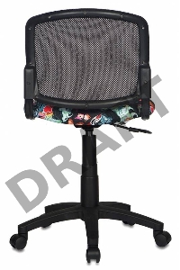Кресло Бюрократ CH-296NX/TATTOO спинка сетка черный сиденье черный черепа Tattoo