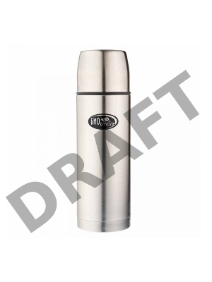 Термос BIOSTAL-Охота NBP-750B 0.75 л, узкое горло,нерж.,крышка-чашка,чехол,пробка без кнопки.