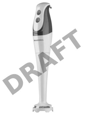 Блендер погружной Maxwell MW-1151-01 белый 250W