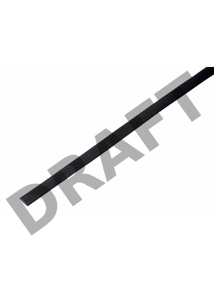 Трубка термоусадочная 8.0/4.0 1м черн. Rexant 20-8006