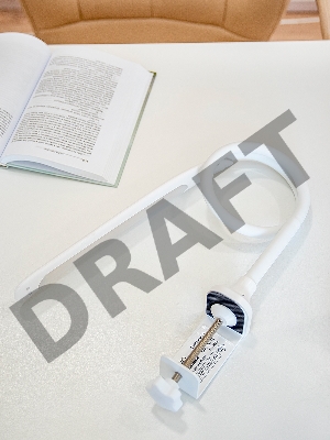 Светильник Lucia Fleksa PRO (L575) настольный на струбцине белый 9Вт