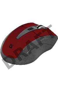 Мышь беспроводная Defender Accura MM-965 красный,6кнопок,800-1600dpi