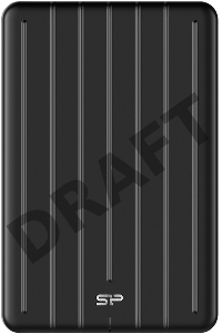 SSD Silicon Power 512Gb Bolt B75 Pro <SP512GBPSD75PSCK> (USB 3.1 Gen2 Type C, 520/450Mbs, противоударный MIL-STD 810G, 124х82х12mm, 85g) Black