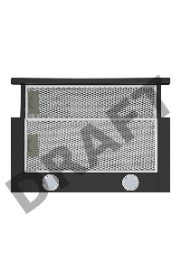 Вытяжка встраиваемая MAUNFELD VS Fast 60 черный