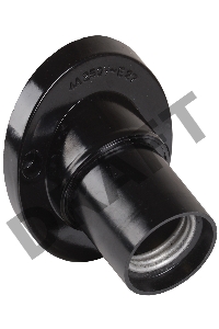 Патрон электрич. E27 Пкб27-04-К31 угловой настенный карболит. черн. (с этикет.) ИЭК EPK13-04-01-K01