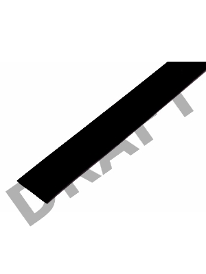 Трубка термоусадочная 30.0/15.0 1м черн. Rexant 23-0006