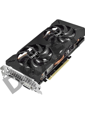 Видеокарта Palit PA-GTX1660SUPER GP 6G GTX 1660SUPER 6144Mb 192 GDDR6 1530/14000 DVIx1 HDMIx1 DPx1 HDCP Ret