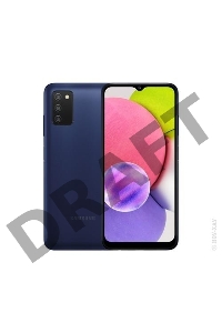 Смартфон Samsung Galaxy A03s 3+32Gb 4G/DS Blue (SM-A037FZBDMEA)