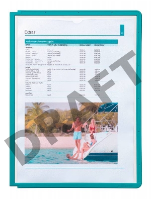 Демонстрационная панель для демонстрационных систем Durable Sherpa 560605 зеленый