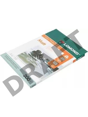 Фотобумага Lomond 0102033 A4/200г/м2/50л./белый матовое/матовое для струйной печати